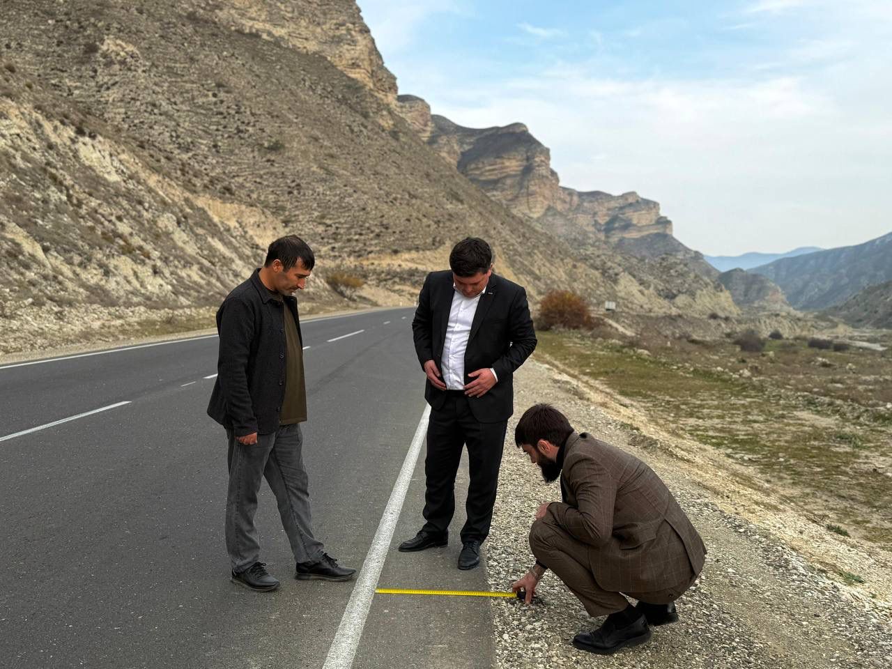 Общественный выезд на завершенный участок дороги «Урма - Губден»